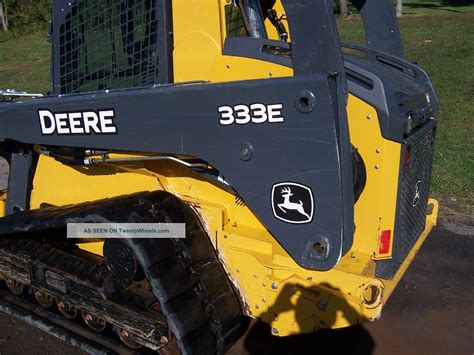 john deere skid steer 333e specs|john deere 333e track size.